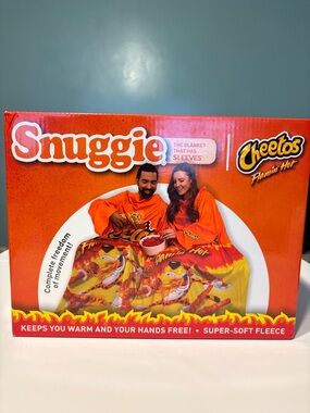 Snuggie x Cheetos Flamin' Hot Sleeve Blanket - Orange